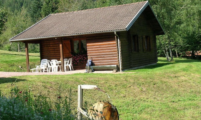 Ventron Ski Chalet | Quaint Chalet in Ventron with Roofed Terrace