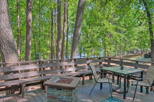 Tignall House | Quaint Tignall Cabin with Deck and Private Dock!