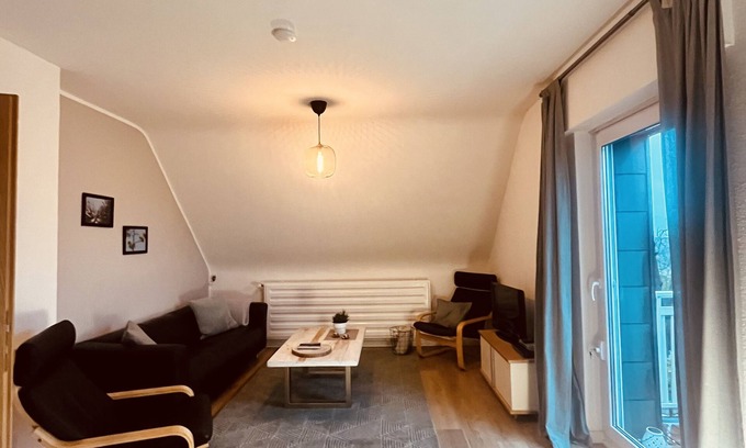 Hagen Apartment | Quiet apartment with a private balcony and great views