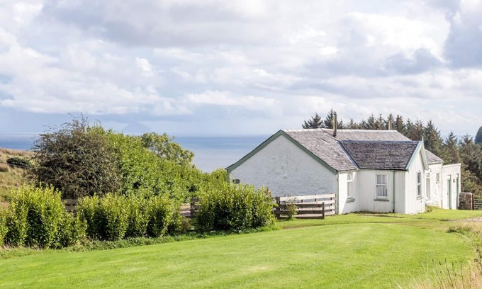 Campbeltown Cottage | Quiet, cosy country cottage with views across the Firth of Clyde to Ailsa Craig