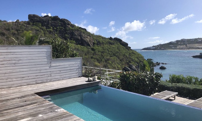 Oyster Pond Villa | QUIET VILLA; MAGNIFICENT SEA AND MARINA VIEWS; PRIVATE POOL