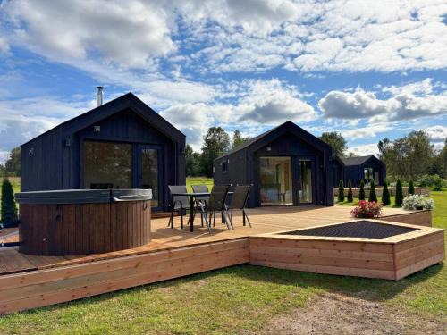 Stameriena House | Rātes Krasti - PĒRLE- holiday house with sauna and lakeview