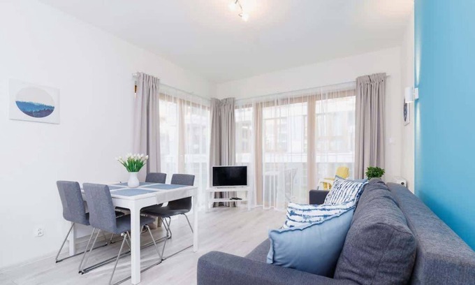 Warszawskie Apartment | Rakowicka 20H | White and Blue Apartment | Terrace