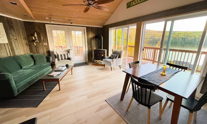 Rangeley House | Rangeley Lake Views at The Pine Tree Perch. Close to Town & Saddleback Mountain.