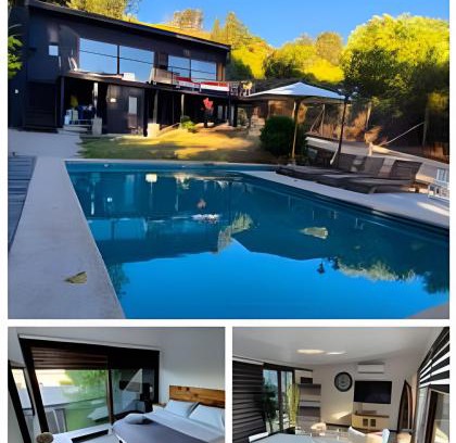 Las Cabras House | Rapel Casa Lujosa piscina privada, acceso Lago