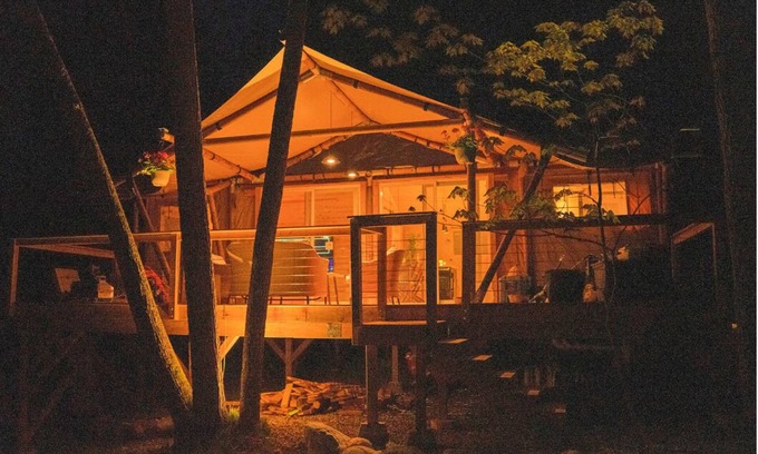 Grand Rapids Cabin | Rapids Luxury Canvas on Deer Lake