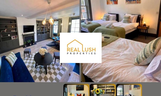 Burton on Trent House | Real Lush Properties - Spacious Four-Bedroom House, Ideal for Families & Contractors , Burton