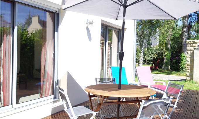 Pont-l'Abbe House | Recent house, any comfort, in a calm and wooded quarter, close to the sea.