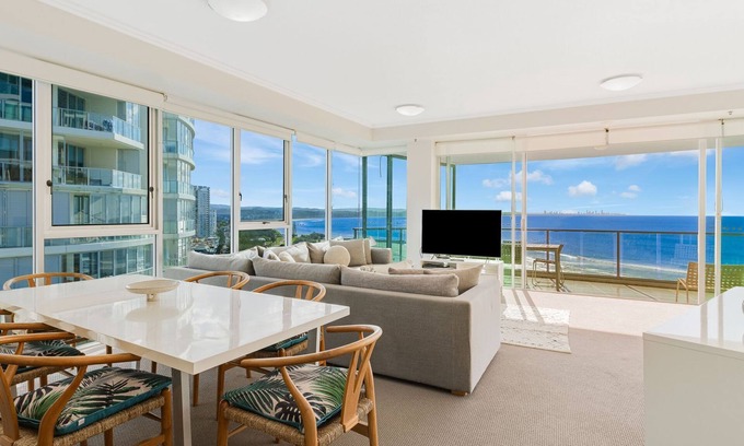 Coolangatta Apartment | Reflections On The Sea Unit 1501a On Coolangatta Beach, Ocean and Coastline views with Wi-Fi Inc.