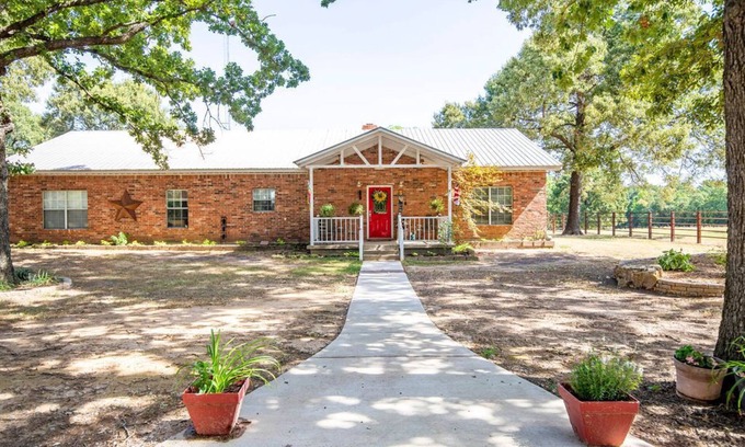 Brookston Cabin | Relax and enjoy the peace & quiet at this spacious ranch on 30 plus acres.n