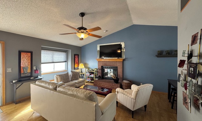 Wichita House | Relaxing Getaway with Outdoor Patio, Fire Pit, and Pool Table