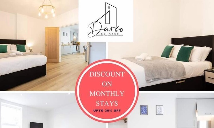 Walkden Apartment | Relocation | Business | Families -40% OFF- Monthly