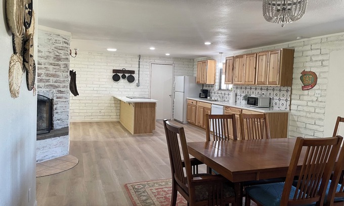 Gila House | Remodeled mid-century brick house is excellent base for exploring the Gila