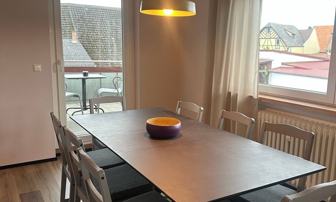 Friesenheim Apartment | Renovated apartment MaKi 9 pers. Euro-Park, Rulantica, Strasbourg, Black Forest