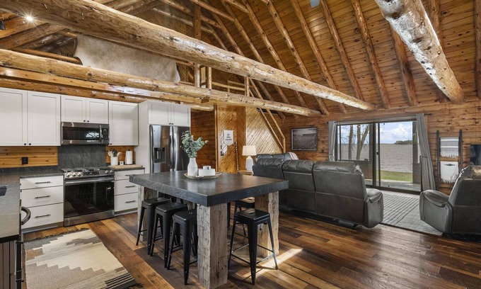 Germfask Cabin | Renovated Cabin on Big Manistique Lake, Access to Trails Nearby!