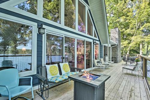 Big Creek House | Renovated Lakeside Home with Private Boat Dock!