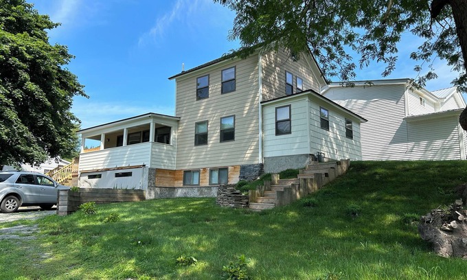 Hancock House | Renovated, modern house in Hancock, NY near Delaware River