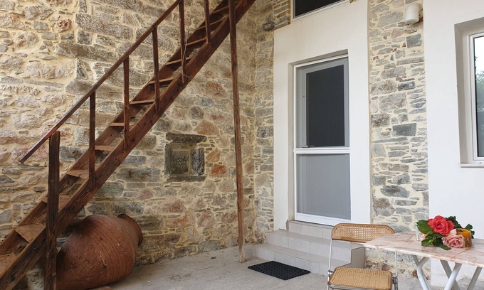 Aliverion House | Renovated traditional stone house in Evia, Greece