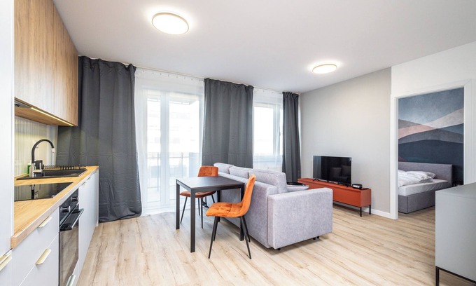 Katowice Apartment | RentPlanet - Apartamenty Ceglana
