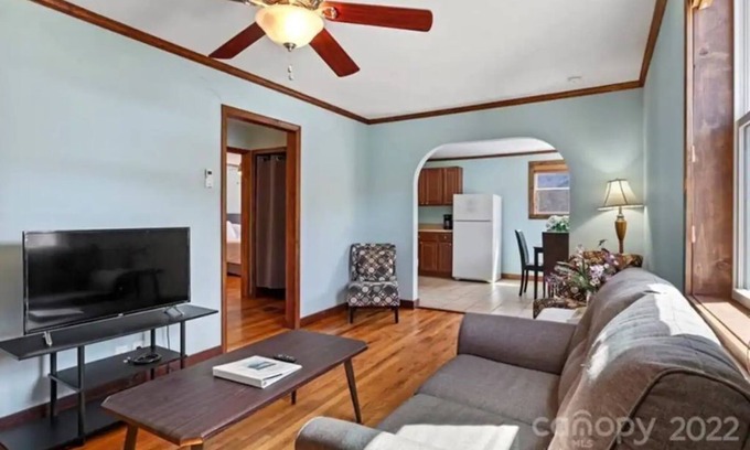 Hot Springs Apartment | Reopened since Helene! Stay right in the heart of Hot Springs, NC
