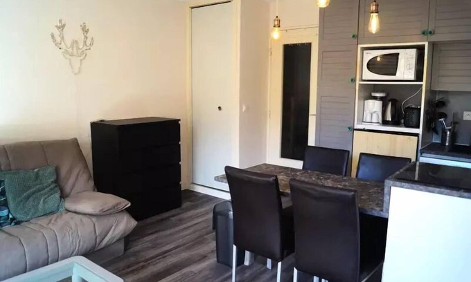 Le Super-Sauze Apartment | Residence Les Cimes - Studio for 4 People