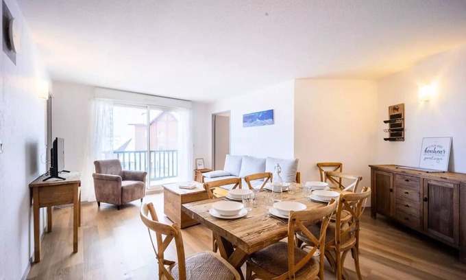 Germ Apartment | Residence Les Terrasses De Peyragudes - Peyragudes Apartment 8 people Swimming pool Free
