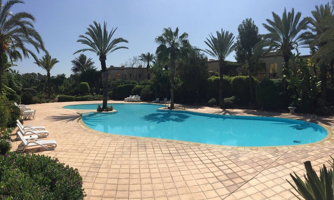 Agadir Apartment | Residence Naama in Agadir, apartment for 5 people facing south. Garden