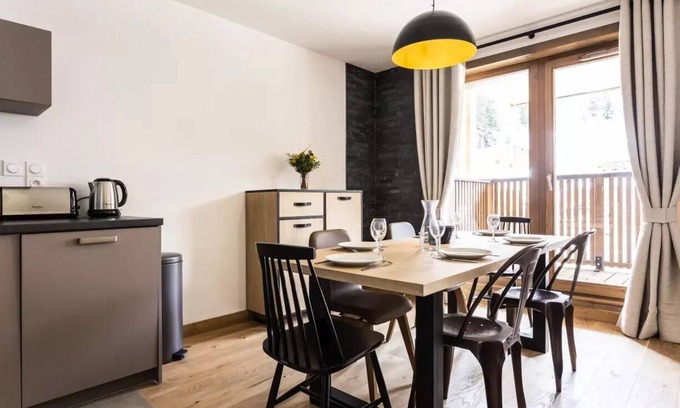 Plagne Centre Apartment | Residence Terresens Le Diamant des Neiges - 3 Room Apartment Cabin 8 People