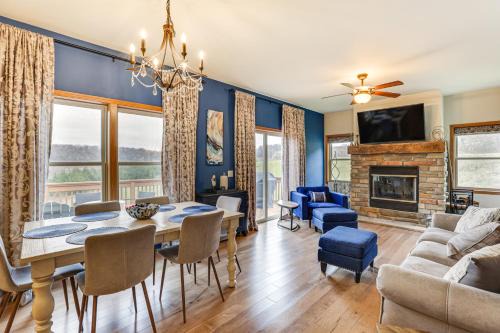 The Galena Territory House | Resort-Style Amenities Home 10 Mi to Galena!