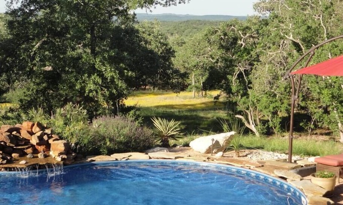 Bulverde House | Resort Style S/W Home on 3 Acres. Views, Pool, Outdoor Fireplace