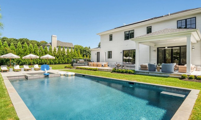 Shinnecock Hills House | Resort-Style Southampton Escape with Pool, Spa & Tennis, Moments to Beaches