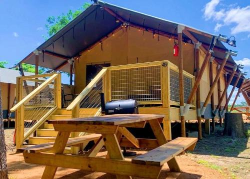 Sutherland Springs House | Rest and Relax in Texas in this Great Safari Tent Getaway in Cibolo