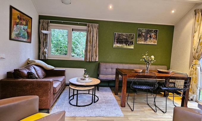 Municipality of Epe Ski Chalet | Rest, space, nature, relaxation, sauna: The Veluwe Flow!