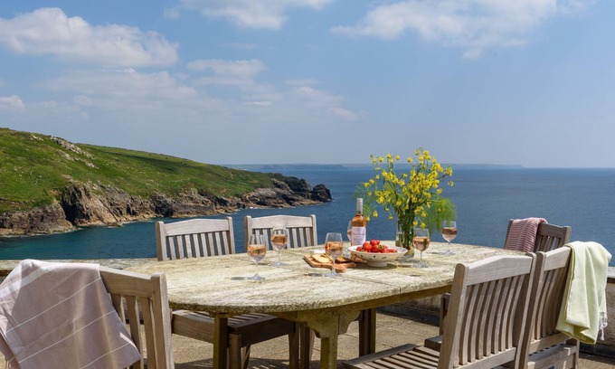 Saint Erth Praze House | Rinsey Head, Incredible Sea Views from an Iconic House, Near Porthleven & Beach