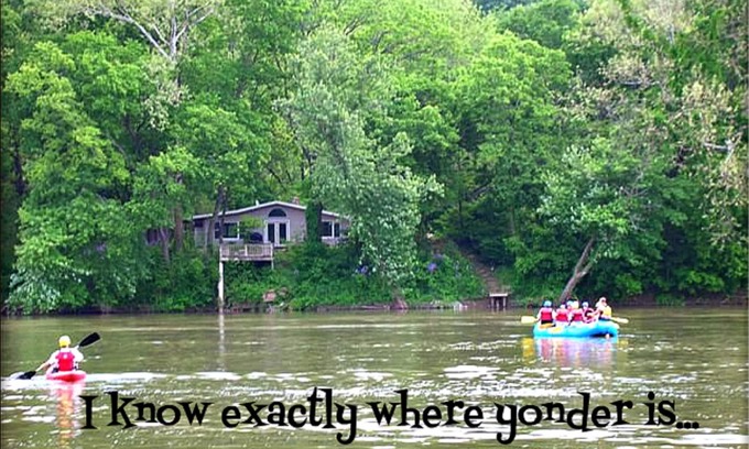 Millville Cottage | RIVERFRONT COTTAGE- The Neon Moon