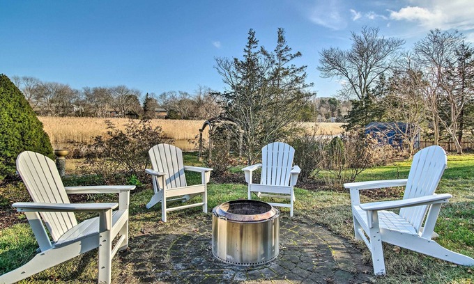 Kingston House | Riverfront Kingston Home w/ Deck & Fire Pit!