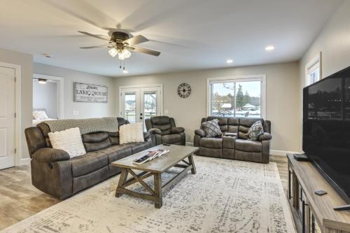 Hope House | Riverfront Michigan Cottage with Fire Pit and Kayaks!