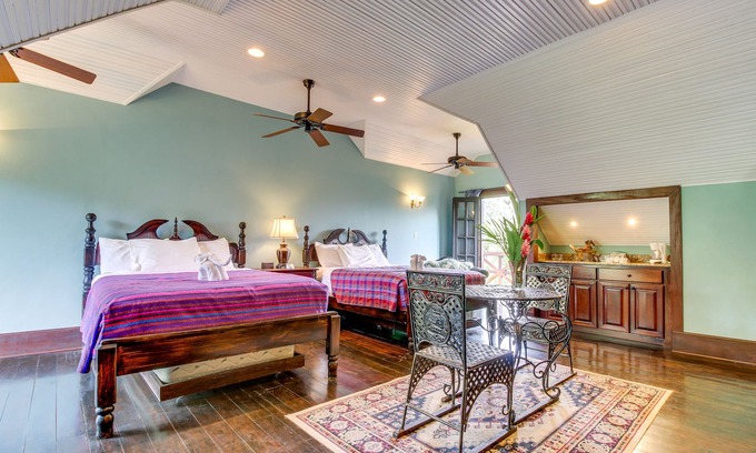 Bullet Tree Falls House | Riverfront Suite, Lovely View, Partial AC, WiFi & Pool