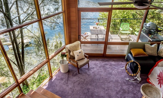 Berowra Waters House | RiverTreehouse Escape (15 Calabash Point, formerly 8 DustHole Pt)