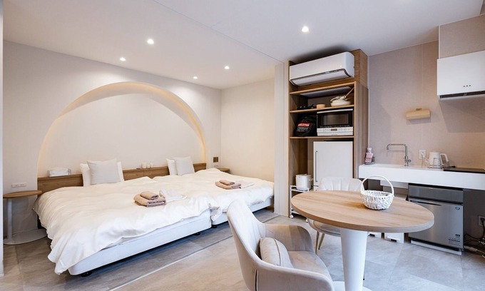 Tozawa Cottage | RMOGAMI B Type RoomTwo Double Beds OpenAir Bathtub Private Sauna/Mogami-gun Yamagata