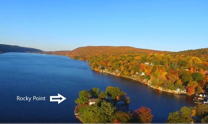 Greenwood Lake House | Rocky Point- ABSOLUTELY THE BEST LAKEFRONT location on Greenwood Lake!