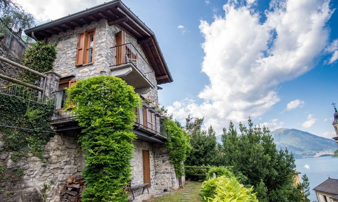 Brienno House | Romantic Private Lake Como Cottage with breathtaking 180-degree lake view