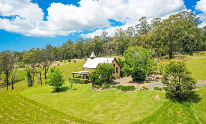 Possum Brush House | Romantic Sandstone Chapel.