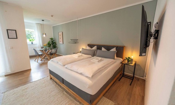 Magdeburg Apartment | RR | Studio Apartment 38 qm | Parking | Washer