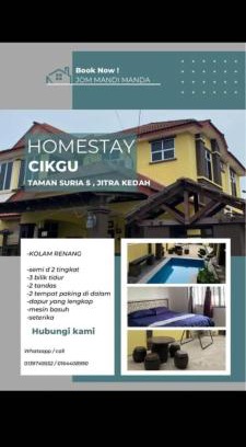 Jitra House | Rumah Cikgu 3bilik tidur