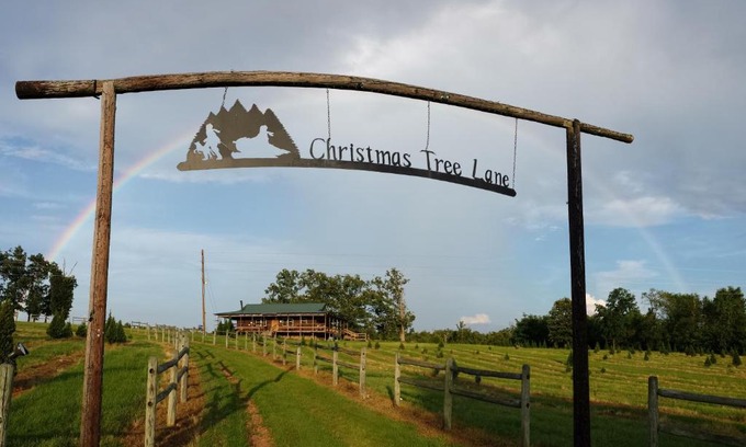 Cecil House | Rural life on a real Christmas tree farm! Hallmark experience!