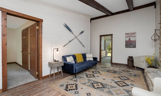 Brookville House | Rustic River Retreat- located right on the Whitewater River!