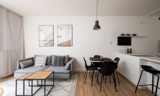 Bialoleka Apartment | Sage Green Stylish Apartment