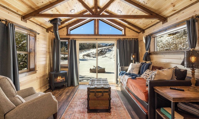 Big Timber Cabin | Sagebrush - Log cabin secluded in a mountain canyon in the Crazy Mountains