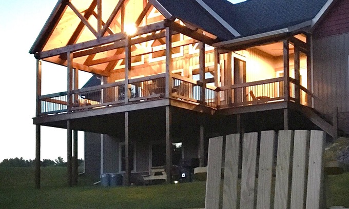 Altmar House | Salmon River waterfront home on 10 acres at Ellis Cove